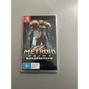 Metroid Prime Remastered Nintendo Switch NEW Sealed (Wrap Tear Corner